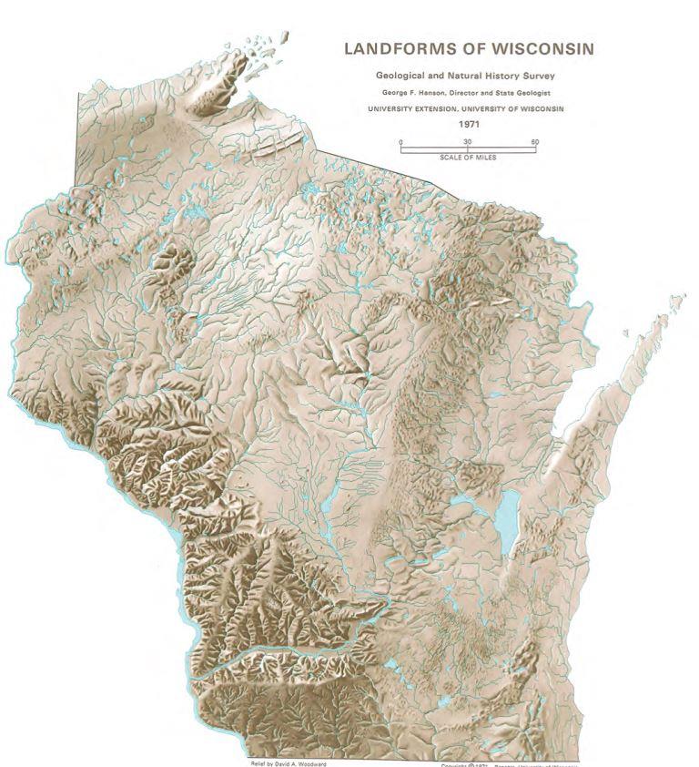 Landforms of WI compressed